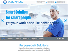 Tablet Screenshot of manzoma.com